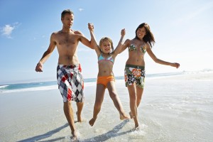 Family at the Beach